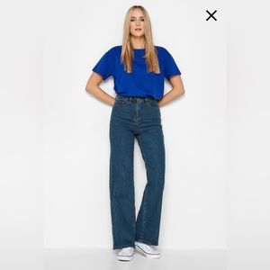 Long tall sally wide leg jeans